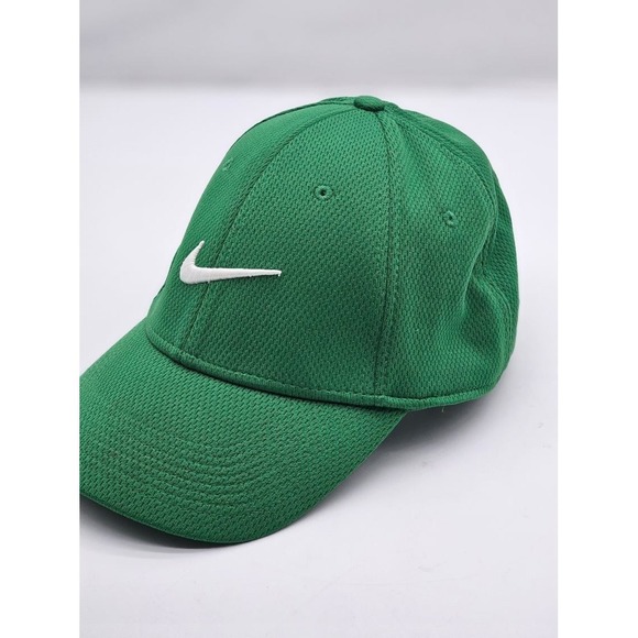 Nike Baseball Cap Green White OS Fitted Hat Legacy 91 Swoosh Embroidered - Picture 4 of 6